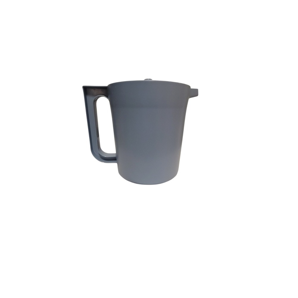 Vintage TUPPERWARE 1575-7 Sheer 1.5 Qt. Pitcher w/ Light Blue Push Button Seal